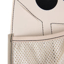 Cartoon Style Car Seat Back Organizer Car Seat Hanging Bag Storage for Snacks Drinks Books ipad and Phone(Khaki)