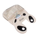 Cartoon Style Car Seat Back Organizer Car Seat Hanging Bag Storage for Snacks Drinks Books ipad and Phone(Khaki)