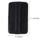 FUDAOCHE Multi-functional Auto Car Sun Visor Sunglasses Holder Card CD Storage Holder Pouch Bag(Black)