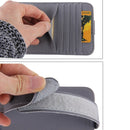 FUDAOCHE Multi-functional Auto Car Sun Visor Sunglasses Holder Card CD Storage Holder Pouch Bag(Grey)