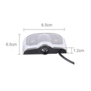 2 PCS LED Car Door Welcome Logo Car Brand Shadow Light Laser Projector Lamp for PEUGEOT(Silver)