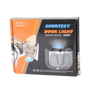 2 PCS LED Car Door Welcome Logo Car Brand Shadow Light Laser Projector Lamp for PEUGEOT(Silver)
