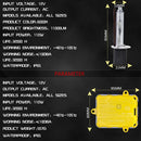 One Set H1 AC 12V 55W 5500LM 6000K IP65 Waterproof Xenon Lamp Car Light Headlight HID Xenon Bulbs Kit