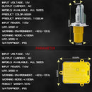 One Set 9003 H4 HB2 AC 12V 55W 5500LM IP65 Waterproof Xenon Lamps 6000K Car Light Headlight HID Xenon Bulb Kit