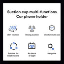 JOYROOM JR-OK1 Car Single Pull Silicone Suction Cup Phone Holder (Black Grey)