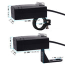 Motorcycle Waterproof QC3.0 Dual USB Fast Charger Adapter with Switch