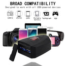 Motorcycle Waterproof 10-80V 2.4A Dual USB Fast Charger Adapter