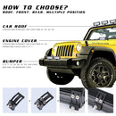7 inch Four Rows 35W 2000LM 6000K Car Truck Off-road Vehicle LED Work Lights Spotlight