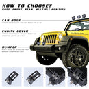 4 inch Four Rows 15W 2000LM 6000K Car Truck Off-road Vehicle LED Work Lights Spotlight