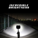 4 inch Four Rows 15W 2000LM 6000K Car Truck Off-road Vehicle LED Work Lights Spotlight