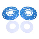 2 PCS Universal Aluminium Auto Car Wheel Disc Brake Racing Decorative Cover(Blue)