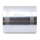 F1-Z Car Stainless Universal Supercharger Dual Double Turbine Air Intake Fuel Saver Turbo Turboing Charger Fan Set kit(Silver)