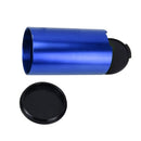 JG-036 Universal Portable Car Auto Stainless Steel Trash Rubbish Bin Ashtray for Most Car Cup Holder (Blue)