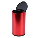 JG-036 Universal Portable Car Auto Stainless Steel Trash Rubbish Bin Ashtray for Most Car Cup Holder (Red)