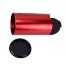 JG-036 Universal Portable Car Auto Stainless Steel Trash Rubbish Bin Ashtray for Most Car Cup Holder (Red)