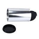 JG-036 Universal Portable Car Auto Stainless Steel Trash Rubbish Bin Ashtray for Most Car Cup Holder (Silver)