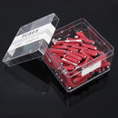 100 PCS Car Auto Fuse European Automotive Fuse (16A Red)