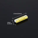 100 PCS Car Auto Fuse European Automotive Fuse (20A Yellow)