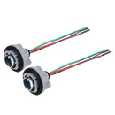 2 PCS 1157 Car Auto LED Bulb Socket Holder (No Including Light)