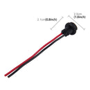 2 PCS T10 Car Auto LED Bulb Socket Holder (No Including Light)