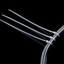 500 PCS 5mm*250mm Nylon Cable Ties(White)