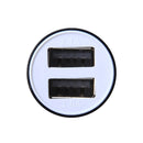 10 PCS Car Auto 5V Dual USB 2.1A/1A Cigarette Lighter Adapter for Most Phones(Black)