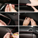 5m Flexible Trim For DIY Automobile Car Interior Exterior Moulding Trim Decorative Line Strip with Film Scraper(Silver)