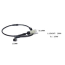 2 PCS Car Front Rear Brake Pad Sensor Cable 34356789492 34356789493 for BMW E60 2003-2010
