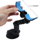 SHUNWEI SD-1112B Car Auto Glutinous Snake Style Adjustable Arm Double Layer PU Base Phone Mount Holder, For Most of Device Length between 31mm and 106mm