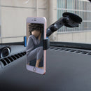 SHUNWEI SD-1112B Car Auto Glutinous Snake Style Adjustable Arm Double Layer PU Base Phone Mount Holder, For Most of Device Length between 31mm and 106mm