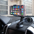 SHUNWEI SD-1112B Car Auto Glutinous Snake Style Adjustable Arm Double Layer PU Base Phone Mount Holder, For Most of Device Length between 31mm and 106mm