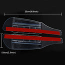 2 PCS Car Auto Universal Rubber Reversing Rearview Mirror Rain Baffle Plate (Transparent)