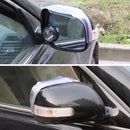 2 PCS Car Auto Universal Rubber Reversing Rearview Mirror Rain Baffle Plate (Transparent)