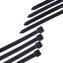 250 PCS 8mm*200mm Nylon Cable Ties(Black)