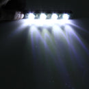 2 PCS 4W 120 LM 6000K DRL Daytime Running Light with 4 SMD-5050 Lamps, DC 12V(White Light)
