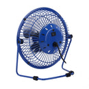 OUSHIBA OB-0819 12V Car Mini Electric Fan 360 Rotating Strong Wind Car Fan Low Noise Portable Auto Air Cooling Fan