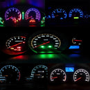 10 PCS 0.5W B8.5 Wedge Instrument Panel LED Light Dashboard Gauge Cluster Indicator Lamp Bulb(Red Light)
