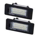 2 PCS License Plate Light with 24 SMD-3528 Lamps for BMW E81/E82/E90/E91/E92/E93/E60/E61/E39 (White Light)