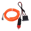 4m Cold Light Flexible LED Strip Light For Car Decoration(Orange Light)