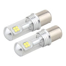2 PCS 1156/BA15S 40W 800 LM 6000K Car Turn Light Backup Light Brake Light with 8 CREE Lamps, DC 12V(White Light)