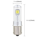 2 PCS 1156/BA15S 40W 800 LM 6000K Car Turn Light Backup Light Brake Light with 8 CREE Lamps, DC 12V(White Light)