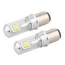2 PCS 1157/BAY15D 40W 800 LM 6000K Car Turn Light Backup Light Brake Light with 8 CREE Lamps, DC 12V(White Light)