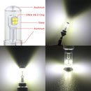2 PCS 1157/BAY15D 40W 800 LM 6000K Car Turn Light Backup Light Brake Light with 8 CREE Lamps, DC 12V(White Light)