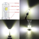 2 PCS 7443 40W 800 LM 6000K Car Brake Light with 8 CREE Lamps, DC 12V(White Light)