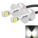 2 PCS H3 40W 800 LM 6000K 8 CREE LEDs Car Fog Lights, DC 12V(White Light)