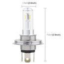 2 PCS H4 40W 800 LM 6000K 8 CREE LEDs Car Fog Lights, DC 12V(White Light)