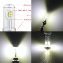 2 PCS H4 40W 800 LM 6000K 8 CREE LEDs Car Fog Lights, DC 12V(White Light)