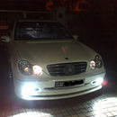 2 PCS H4 40W 800 LM 6000K 8 CREE LEDs Car Fog Lights, DC 12V(White Light)