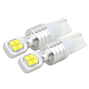 2 PCS T10 40W 800 LM 6000K Car Clearance Light Reading Light License Light with 8 CREE Lamp, DC 12V(White Light)