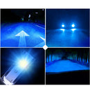 2 PCS H3 18W 1800 LM 8000K IP68 Canbus Constant Current Car LED Headlight with 2 COB Lamps, DC 9-36V(Ice Blue Light)